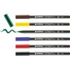 Brushpen edding 4200 porselein assorti etui à 6 stuks foto