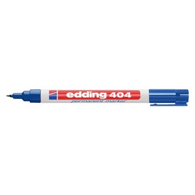Feutre edding 404 ogive 0,75mm bleu