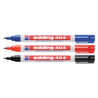 Feutre edding 404 ogive 0,75mm bleu