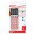Viltstift edding 400 rond 1mm zwart blister à 4 stuks