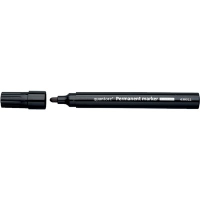 Permanent marker Quantore rond 1-1.5mm zwart