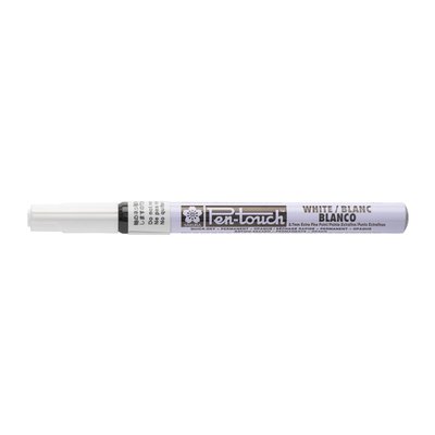 Viltstift Sakura Pen-touch extra fijn wit