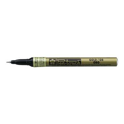 Viltstift Sakura Pen-touch extra fijn goud