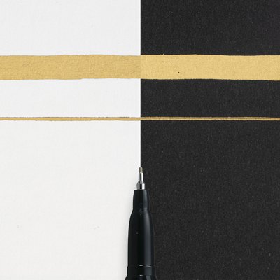 Viltstift Sakura Pen-touch extra fijn goud