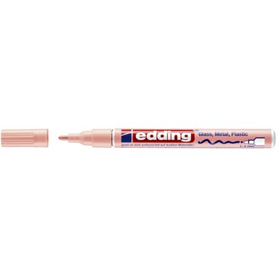 Paintmarker edding 751 op oliebasis 1-2mm pastel roze
