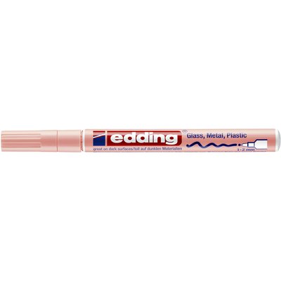Paintmarker edding 751 op oliebasis 1-2mm pastel roze
