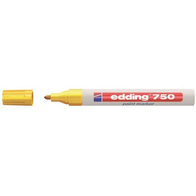 Paintmarker edding 750 op oliebasis 2-4mm geel
