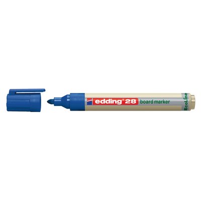 Whiteboardmarker edding 28 EcoLine rond 1.5-3mm blauw