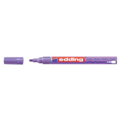 Paintmarker edding 751 op oliebasis 1-2mm metallic paars