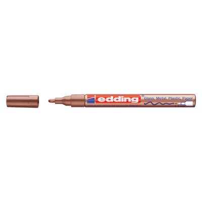 Paintmarker edding 751 op oliebasis 1-2mm koper