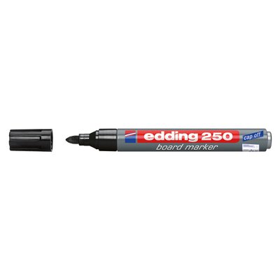 Whiteboardmarker edding 250 rond 1.5-3mm zwart
