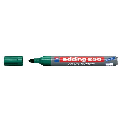 Marqueur tableau blanc edding 250 ogive 1,5-3mm vert