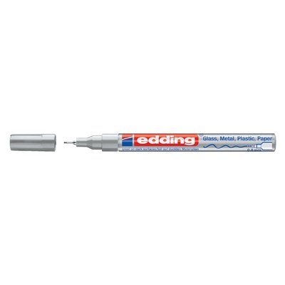 Paintmarker edding 780 op oliebasis 0.8mm zilver