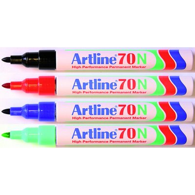 Marqueur Artline 70 ogive 1,5mm bleu