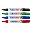 Viltstift Artline 90 schuin 2-5mm rood foto