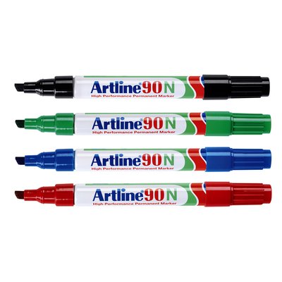 Viltstift Artline 90 schuin 2-5mm rood