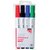Whiteboardmarker Quantore rond 1-1.5mm 4 stuks assorti