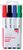 Whiteboardmarker Quantore rond 1-1.5mm 4 stuks assorti