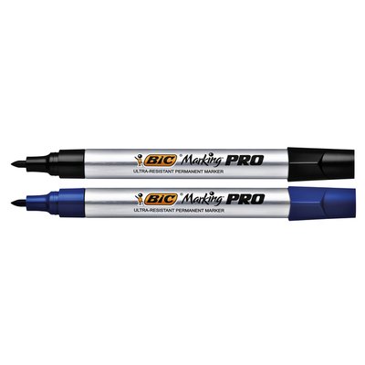 Viltstift Bic Pro rond medium zwart