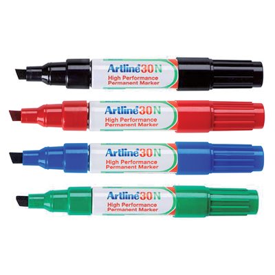 Viltstift Artline 30 schuin 2-5mm groen
