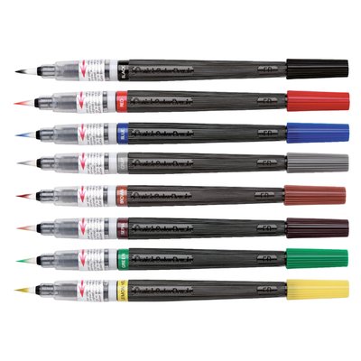 Brushpen Pentel XGFL-101X zwart