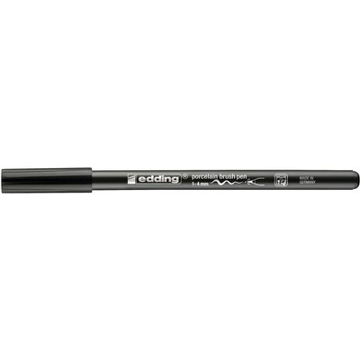 Brushpen edding 4200 porselein zwart