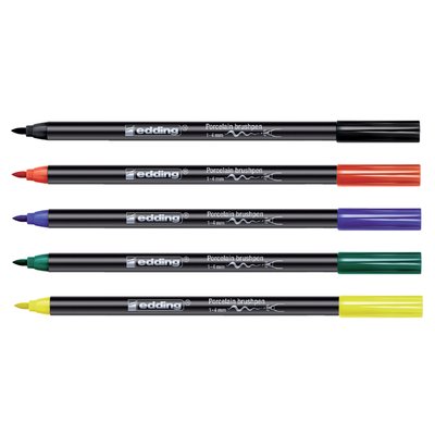 Brushpen edding 4200 porselein rood