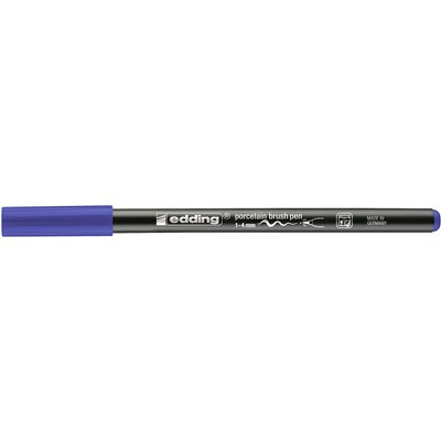 Brushpen edding 4200 porselein blauw