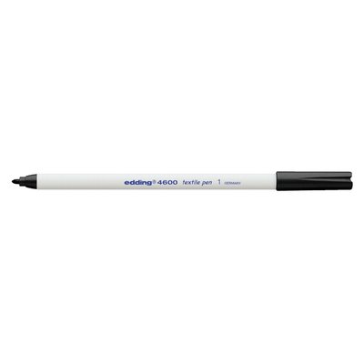Textielmarker edding 4600 rond 1mm zwart