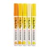 Brushpen Talens Ecoline set à 5 stuks geel foto