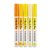 Brushpen Talens Ecoline set à 5 stuks geel