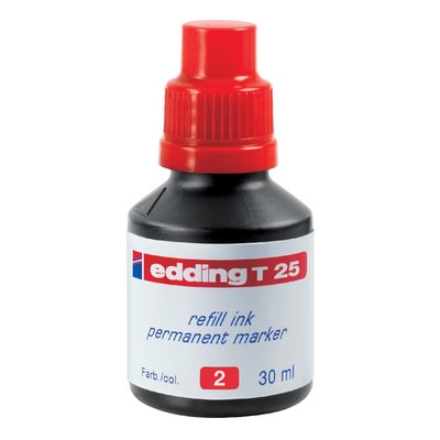 Viltstiftinkt edding T25 rood