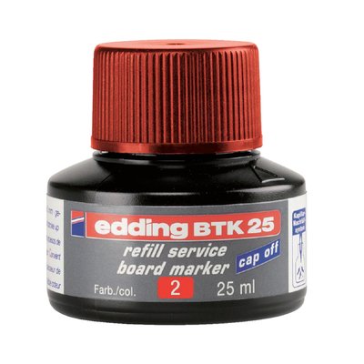 Encre marqueur edding BTK25 pour tableau blanc rouge