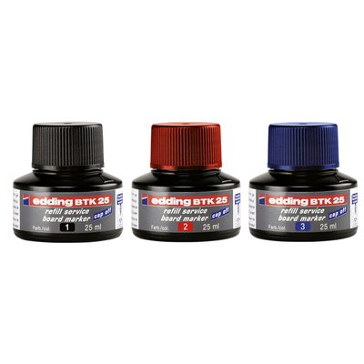 Encre marqueur edding BTK25 pour tableau blanc bleu