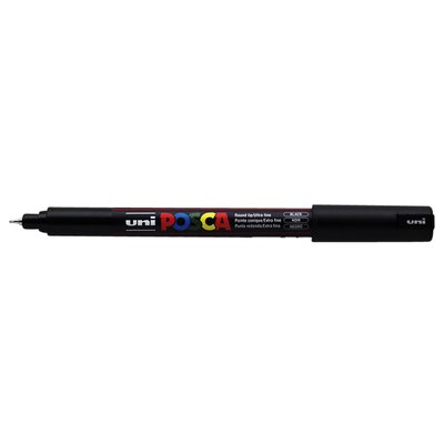 Marqueur peinture Posca PC1MR Extra Fin noir