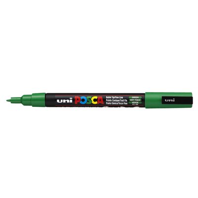 Paintmarker Uni POSCA PC3M fijn donkergroen