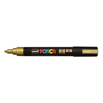 Paintmarker Uni POSCA PC5M medium goud