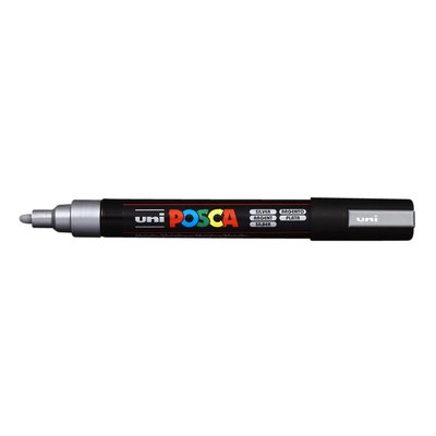 Paintmarker Uni POSCA PC5M medium zilver