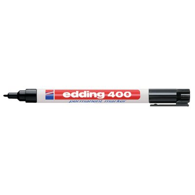 Viltstift edding 400 rond 1mm zwart