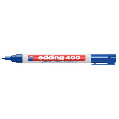 Marqueur edding 400 ogive 1mm bleu