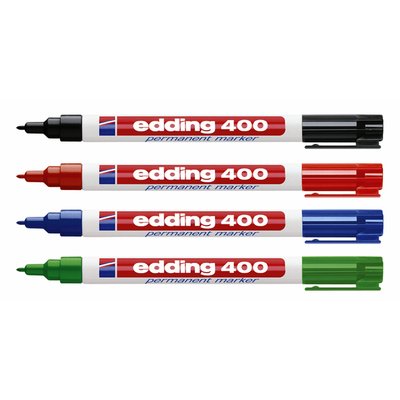 Viltstift edding 400 rond 1mm groen