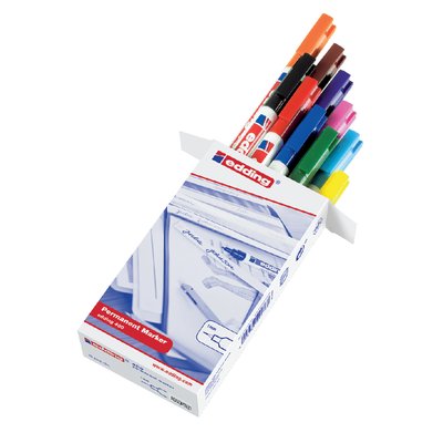 Marqueur edding 400 ogive 1mm assorti set 10 pièces