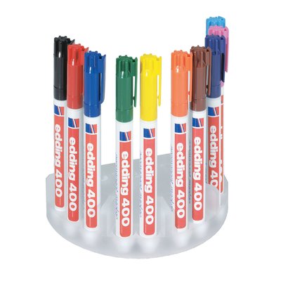Marqueur edding 400 ogive 1mm assorti set 10 pièces