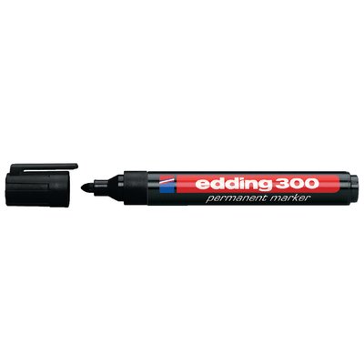 Marqueur edding 300 ogive 1,5-3mm noir