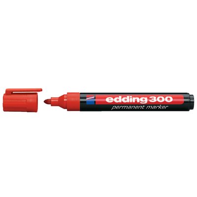 Viltstift edding 300 rond 1.5-3mm rood