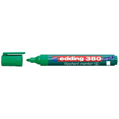 Marqueur pour chevalet edding 380 ogive 1,5-3mm vert