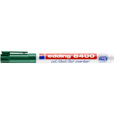 Feutre CD edding 8400 ogive 0,5-1mm vert