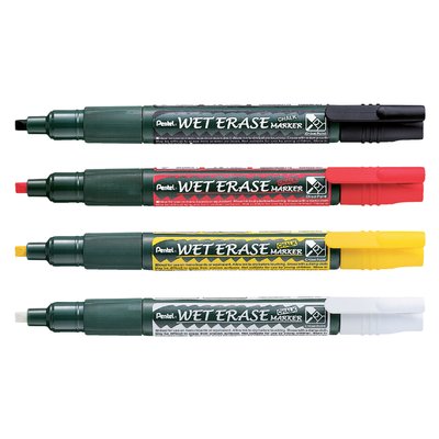 Krijtstift Pentel SMW26 1.5-4mm wit