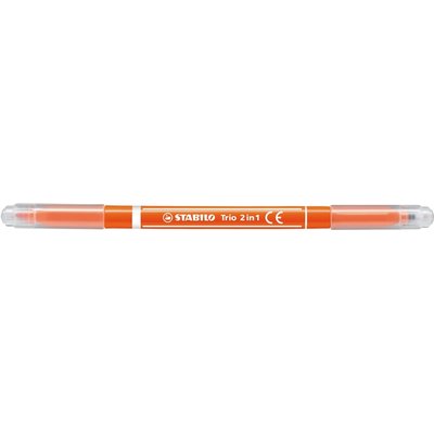 Feutre STABILO Trio 2-en1- assorti étui 10 pièces