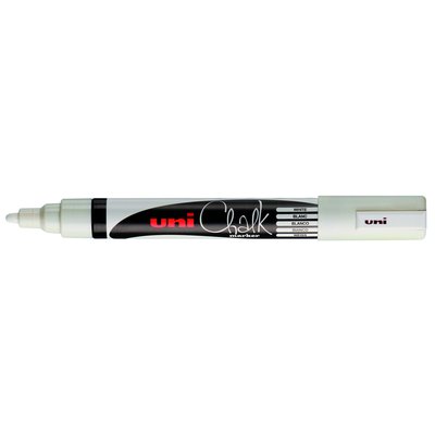 Krijtstift Uni-ball chalk rond 1.8-2.5mm wit
